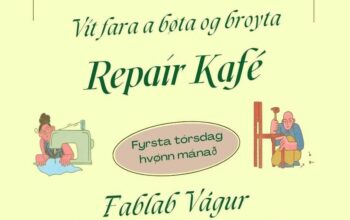Repair Kafé – Fyrsta tórsdag hvønn mánað